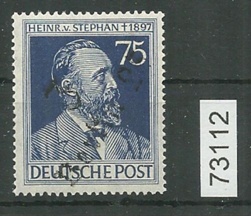 Bezirk 03 nr. 010b Berlin 25 ** 75 Pf., Stephan, geprüft BPP