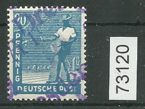 Bezirk 14 nr. 009b Dresden A 19 d ** 20 Pf., violett, geprüft BPP