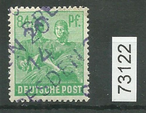 Bezirk 14 nr. 010c Dresden 20 c * 84 Pf., violett, geprüft BPP