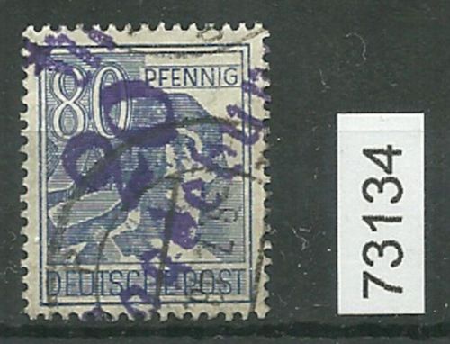 Bezirk 20 nr. 101a Magdeburg 1 ʘ 80 Pf., violett, geprüft BPP