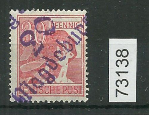 Bezirk 20 nr. 101d Magdeburg 1 * 30 Pf., violett, geprüft BPP