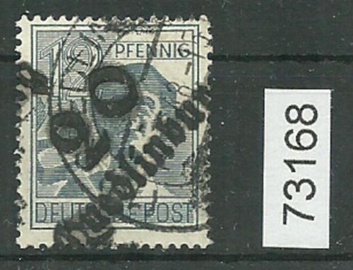 Bezirk 2° nr. 005a Quedlinburg ⨀ 12 Pf., geprüft BPP