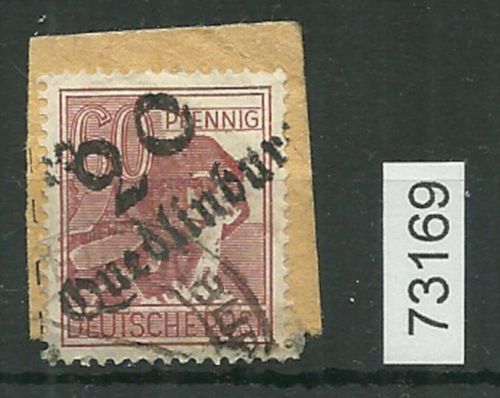 Bezirk 2° nr. 005a Quedlinburg ⨀ 60 Pf., geprüft BPP