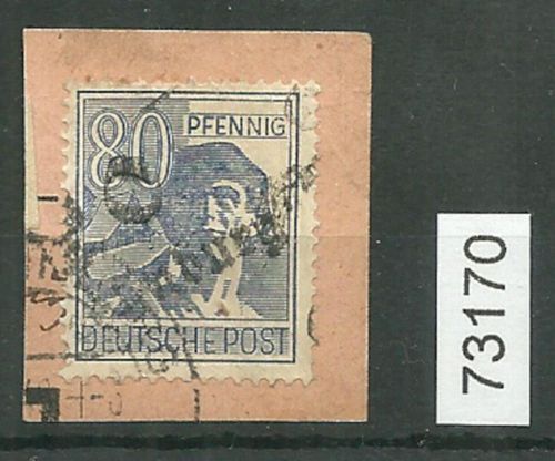 Bezirk 2° nr. 005a Quedlinburg ⨀ 80 Pf., geprüft BPP