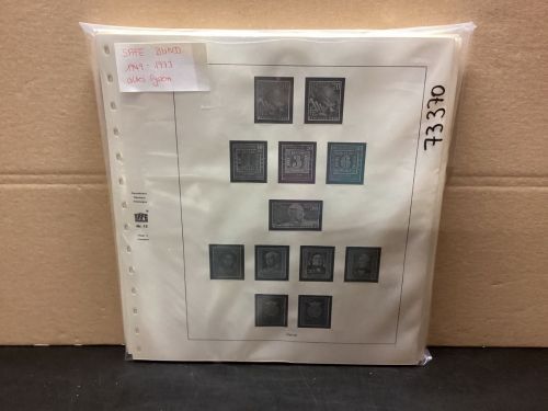 SAFE Dual  Bund 1949-73 Vordrucke  gebraucht    Altes System