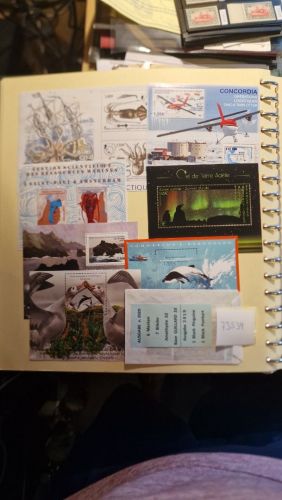 Sammlung kleine ABO posten  Posten   Übersee Australien, Ozeanien  Franz. Antarktis