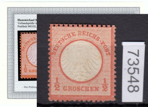 DR 1872, Mich.-Nr.:  3 (*)  geprüft  Befund