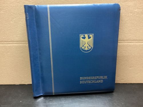 Schaubeck Klemmbinder Aufdruck   gebraucht blau