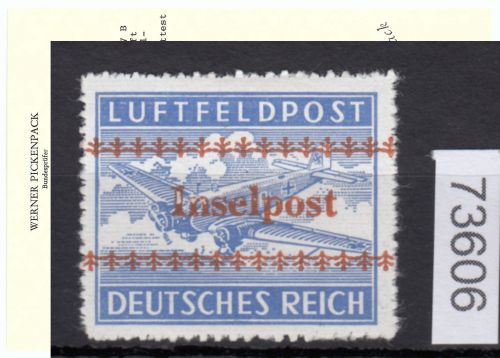 Feldpost, Mi.-Nr. 7 B * geprüft  Attest