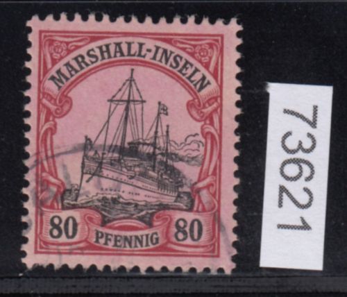 Kolonien Marshall-Inseln 1901, Mich.-Nr.: 21 gestempelt