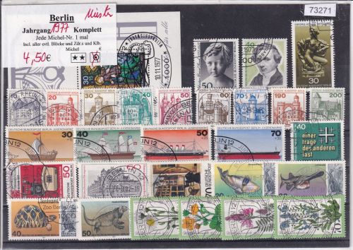Berlin 1977, Mich.-Nr.: Komplett Gestempelt