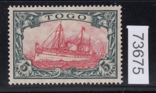 Kolonien Togo 1909 , Mich.-Nr.: 23 II A *  geprüft