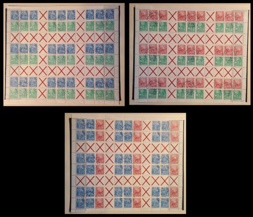 DDR 1955, Mich.-Nr.: 406-455   MHB 1-3   gestempelt
