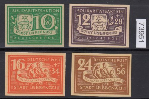 Lübbenau, Mich.-Nr.: 9-12 B **