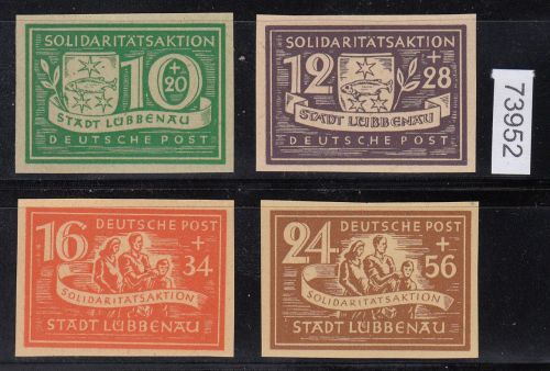 Lübbenau, Mich.-Nr.: 9-12 B **