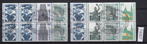 Berlin 1987, Mich.-Nr.: SWK 10-100 Pf. gestempelt Berlin alle C+D aus MH Komplett