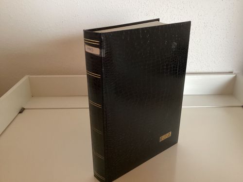 Briefmarkenalbum Einsteckalbum Lindner DIN A4  leer 64 Seiten weiß