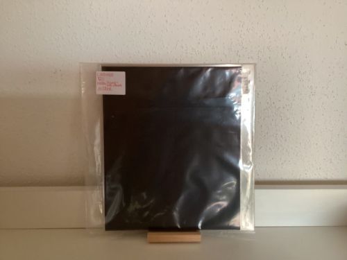 Lindner Klarsichthüllen + schwarzes ZWB 1 Tasche glasklar 10 Stück  gebraucht