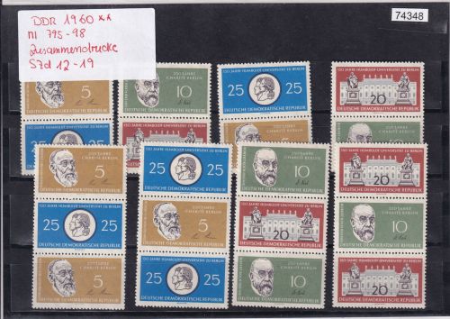DDR 1960, Mich.-Nr.: 795-98 ** Zdr. Komplett