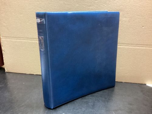 Lindner Ringbinder (18 Ringe) 1 mal gebraucht leer blau