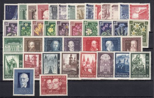 Österreich 1948, Mich.-Nr.: 854-928 **  (ohne 893-926)