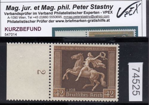 DR 1938, Mich.-Nr.: 671 x ** geprüft  Befund