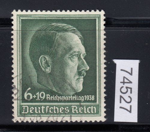 DR 1938, Mich.-Nr.: 672 y gestempelt geprüft  Befund