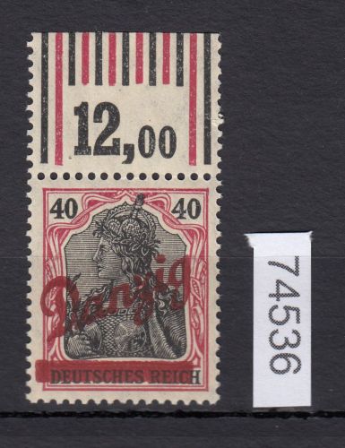 Danzig 1920 Mi.Nr. 38 **  Oberrand