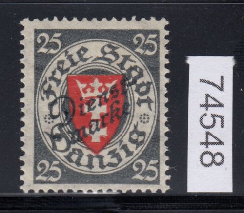 Danzig Dienst 1924 Mi.Nr. D 46 aa *  geprüft