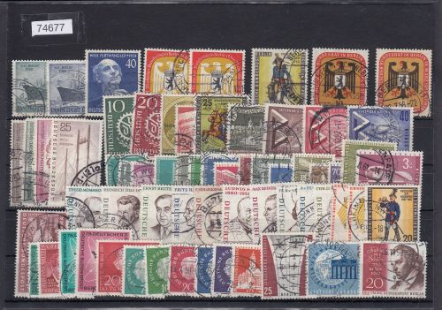 Berlin 1955-59, Mich.-Nr.: 126-90 Komplett Gestempelt