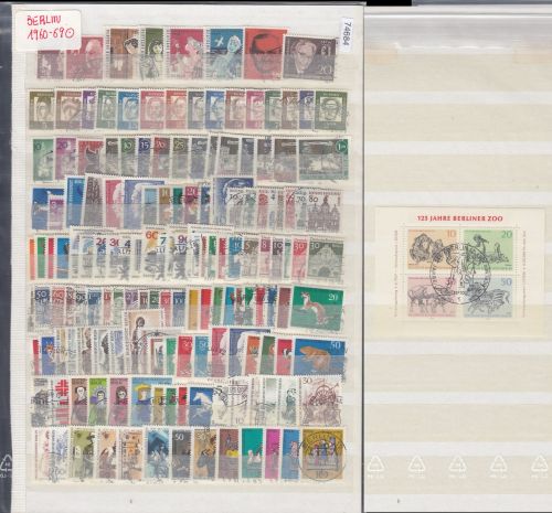 Berlin 1960-69, Mich.-Nr.: 191-352 Komplett Gestempelt