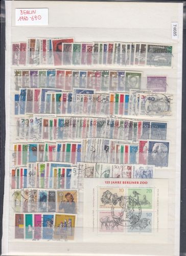 Berlin 1960-69, Mich.-Nr.: 191-352 Komplett Gestempelt