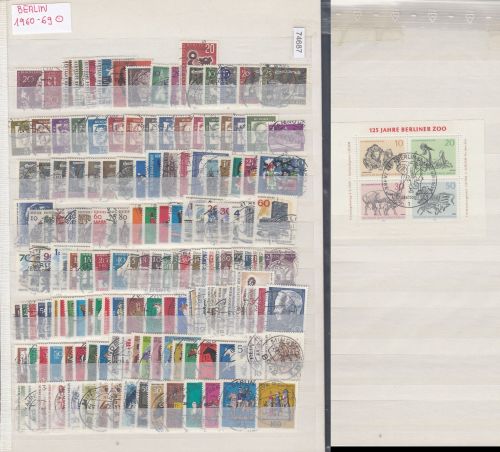 Berlin 1960-69, Mich.-Nr.: 191-352 Komplett Gestempelt