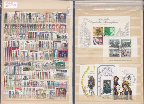 Berlin 1970-79, Mich.-Nr.: 353-613 Komplett Gestempelt