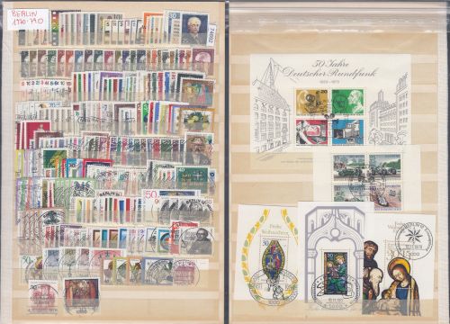 Berlin 1970-79, Mich.-Nr.: 353-613 Komplett Gestempelt  LUXUS