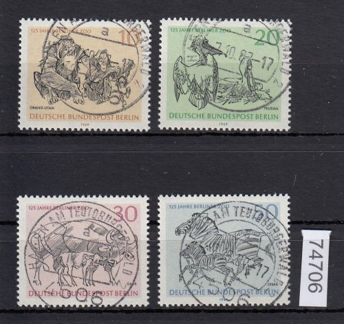 Berlin 1969, Mich.-Nr.: 338-41 (Block 2) LUXUS gestempelt  Komplett