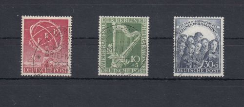 Berlin 1950, Mich.-Nr.: 71-73 Komplett Gestempelt