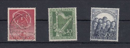 Berlin 1950, Mich.-Nr.: 71-73 Komplett Gestempelt