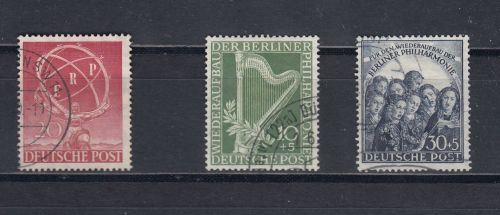 Berlin 1950, Mich.-Nr.: 71-73 Komplett Gestempelt