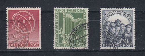 Berlin 1950, Mich.-Nr.: 71-73 Komplett Gestempelt