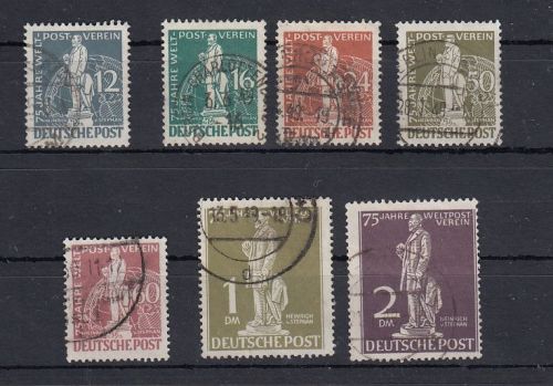 Berlin 1949, Mich.-Nr.: 35-41 gestempelt