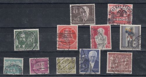 Berlin 1954, Mich.-Nr.: 115-25 Komplett Gestempelt