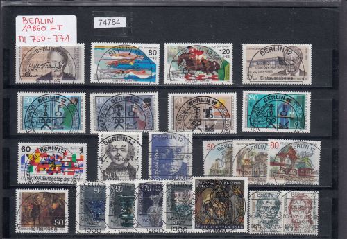 Berlin 1986, Mich.-Nr.: Komplett Gestempelt LUXUS ERSTTAG mit Berlin Vollstempel