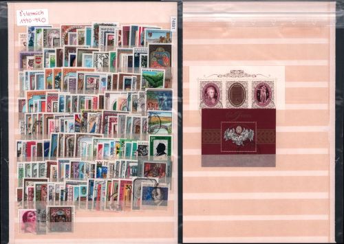 Österreich 1990-94, Mich.-Nr.: Komplett gestempelt