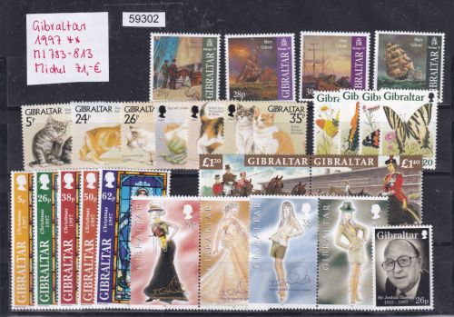 Gibraltar 1997, Mich.-Nr.: ** komplett