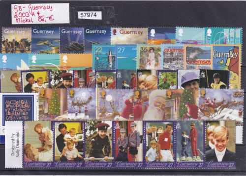 GB-Guernsey 2003, Mich.-Nr.: ** komplett
