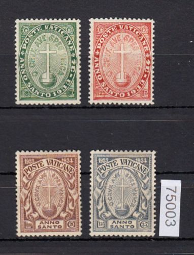 Vatikan 1933 Mi.-nr.: 17-20  *
