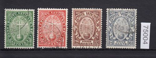 Vatikan 1933 Mi.-nr.: 17-20  gestempelt