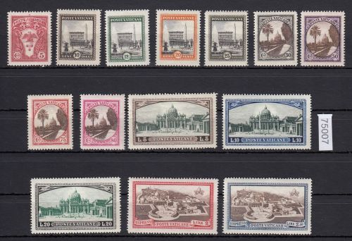 Vatikan 1933 Mi.-nr.: 21-38  **
