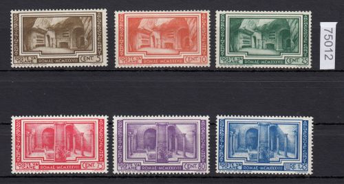 Vatikan 1938 Mi.-nr.: 67-72 **